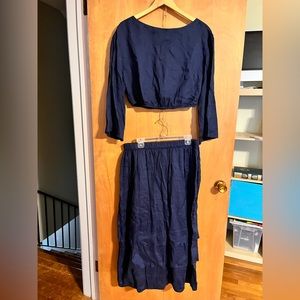 2 piece JCrew Linen Dress